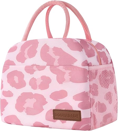 Miniatura 33 de Lonchera para mujeres y hombres (gris) Gris,Azul bebé+rayas blancas,Beige,Negro -,Cuadrícula negra+blanca,Azul,Tablero de ajedrez azul+beige,Puntos