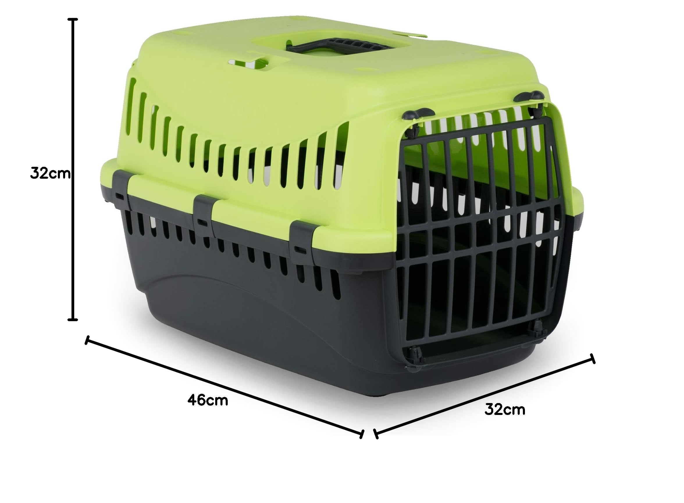 Mp Bergamo Gipsy 50 Transporter, Czarny/Zielony, 46 x 32 x 32 cm