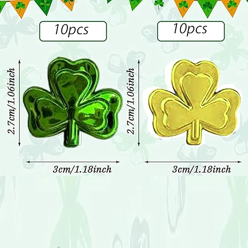 Miniatura 3 de 10076 piezas de adornos de tréboles para el día de San Patricio, relleno de jarrón, perlas flotantes para jarrones, cuentas de gel de agua