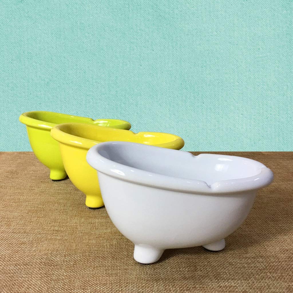 Posacenere da tavolo in ceramica, design creativo per vasca da bagno, regalo unico per fumatori, posacenere decorativo da tavolo