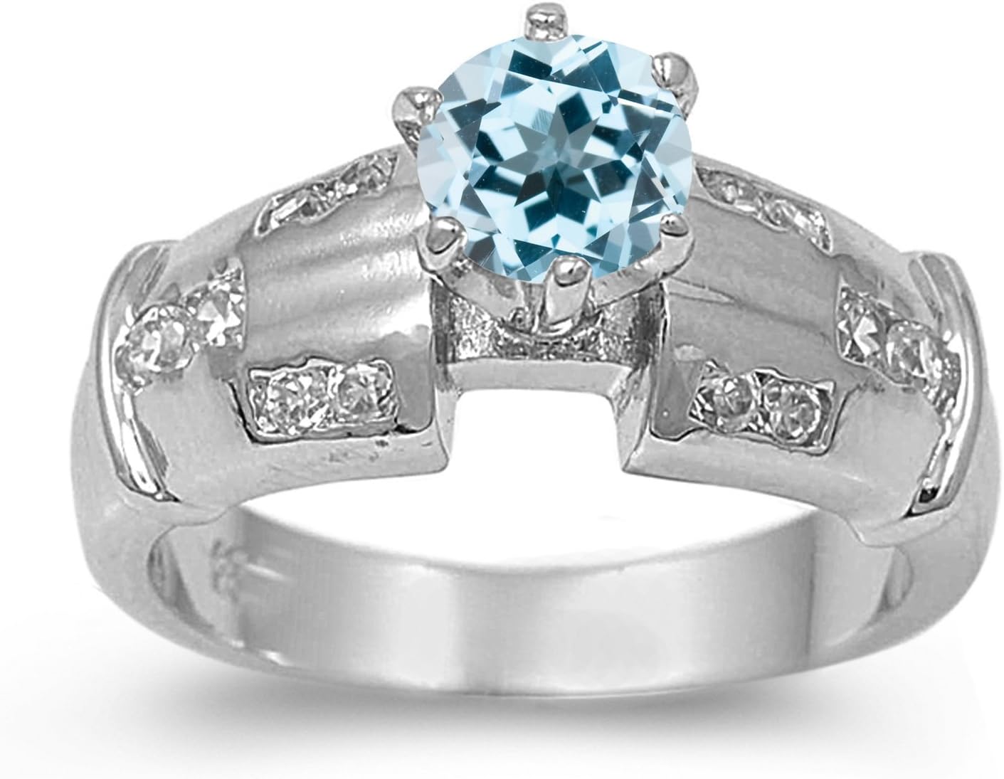 CHOOSE YOUR COLOR Sterling Silver Round Ring