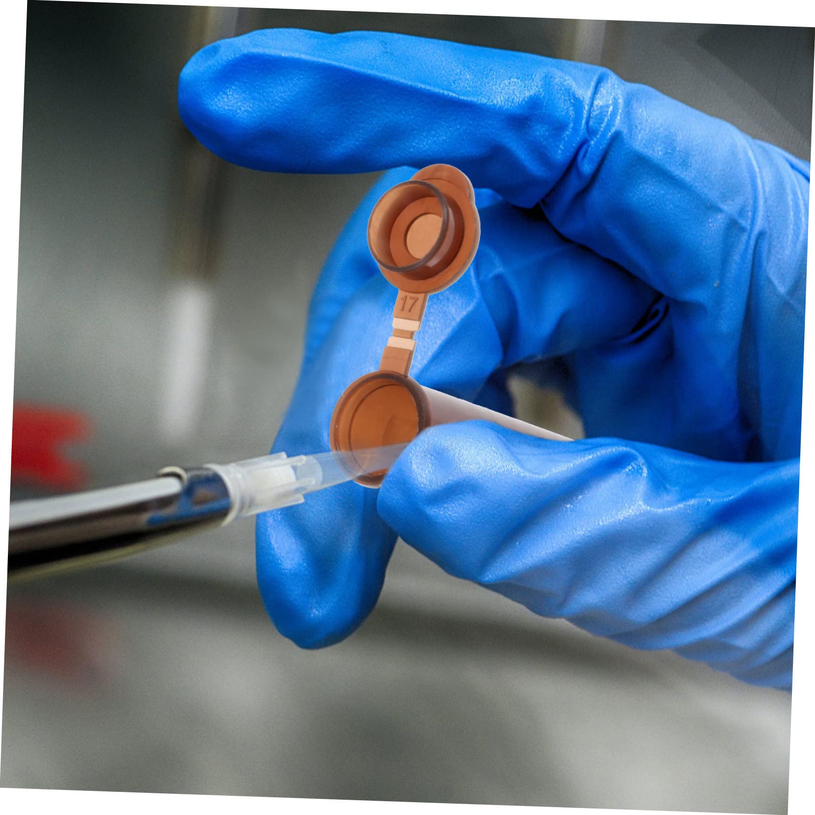 Alipis 300pezzi Provetta Da Centrifuga Graduata Da Marrone Per Test Forniture Mediche Resistente Chimico e Termico Facile Aprire e Chiudere