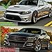 MUTUSAISI Matte Black Front Bumper Lower Lip Splitter Kit Compatible with Dodge Charger SRT/Hellcats/Scat Pack 2015 2016 2017 2018 2019 2020 2012 2022 2023 RT Style, Air Chin Body Kit Accessories