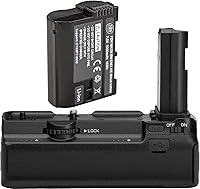 Vista 1 de BM Premium Empuñadura de batería de repuesto MB-N10 compatible con cámaras Z5, Z6, Z6 II, Z7, Z7 II + 1 batería EN-EL15C