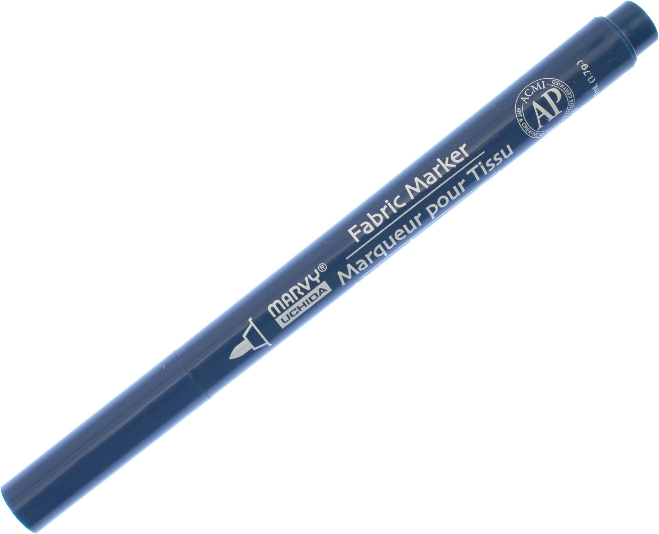 Uchida 522-C-33 Marvy Fine Point Fabric Marker, Navy