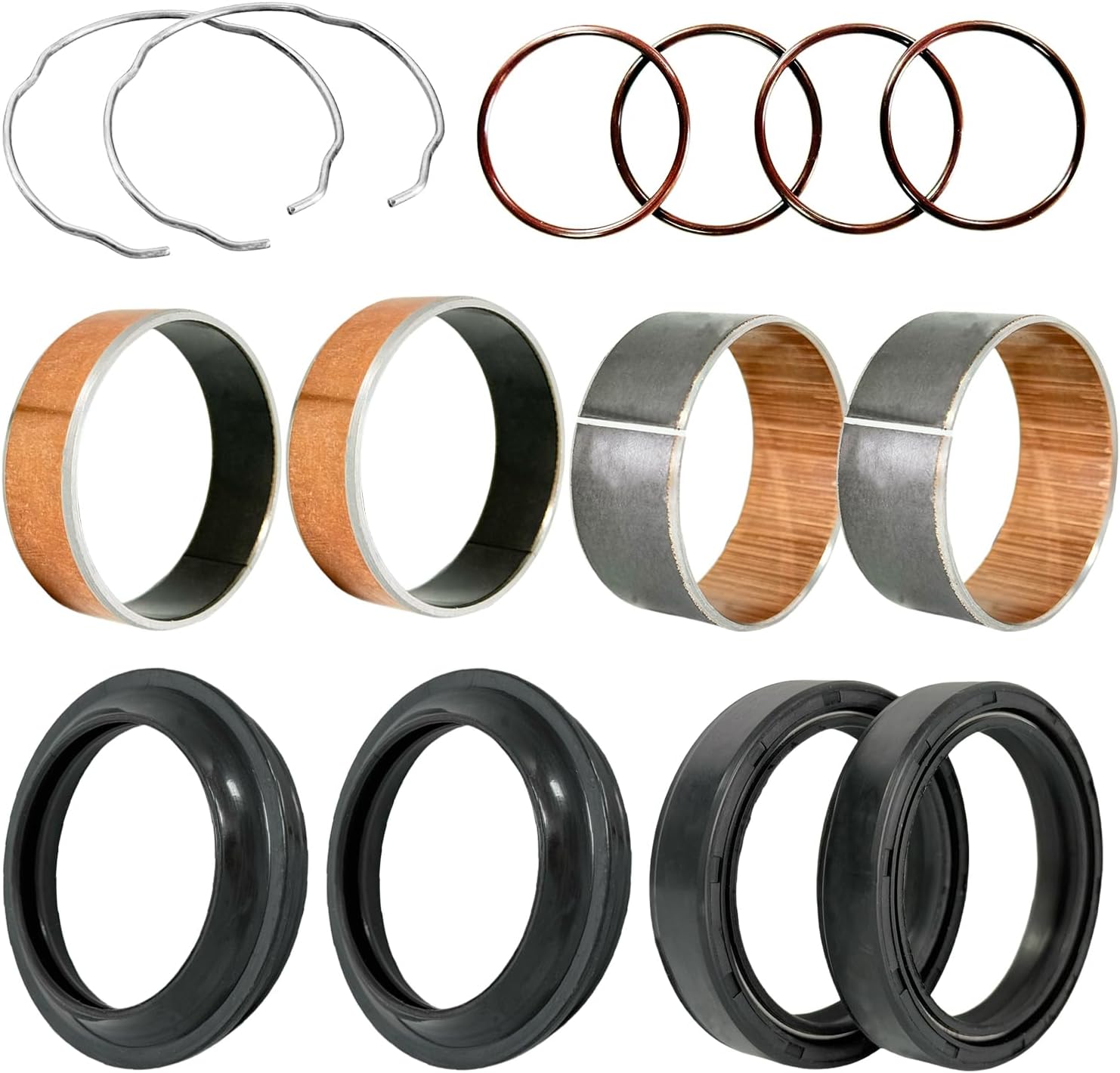 Fork Bushing Dust Oil Seal Rebuild Kit Fit for Honda Goldwing 1800 GL1800 2001-2012