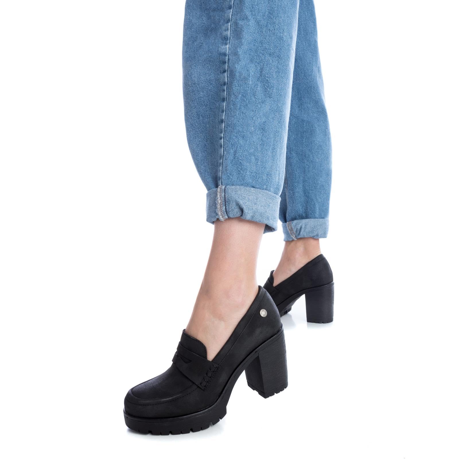 REFRESH - Zapato para Mujer, Color: Negro, Talla: 38