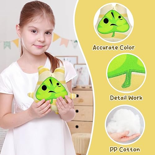 Miniatura 5 de Sebil Breath of The Koroks - Peluche de Zel da Link, peluche suave de Zel da Link, muñeco de peluche para dije de abanico de 8 pulgadas (Korok)