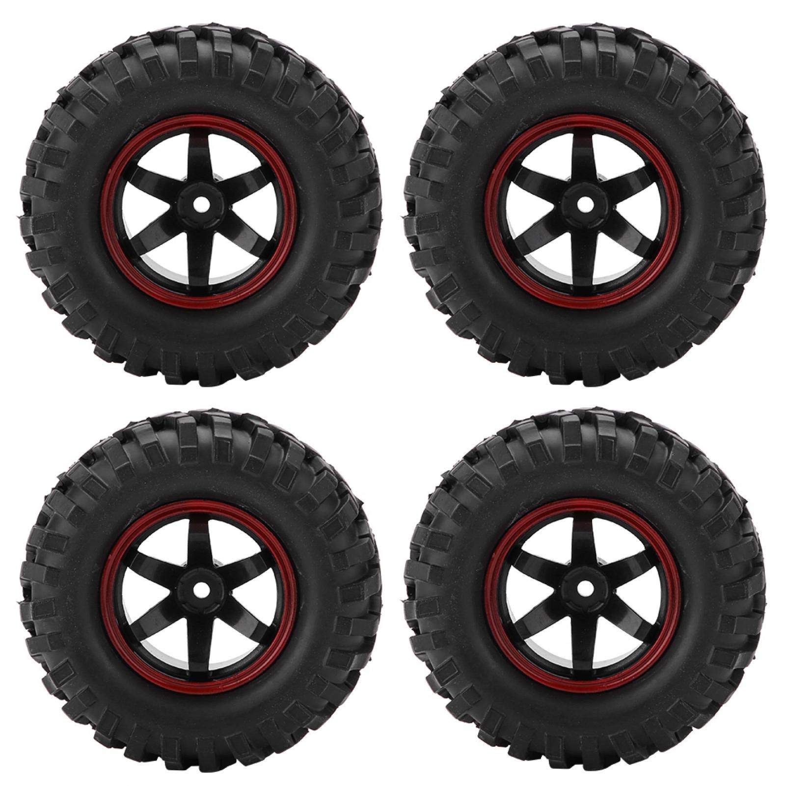 Pneus RC - EJ.LIFE - Lot de 4 - Antidérapants - Résistants à l'usure - Pour voiture de sport 1