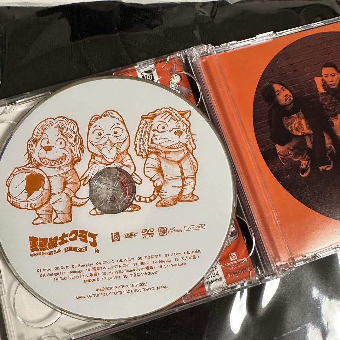 変態紳士クラブ HERO 初回限定盤 CD＋DVD 変態紳士クラブ HERO 初回限定盤 CD＋DVD 【公式通販】