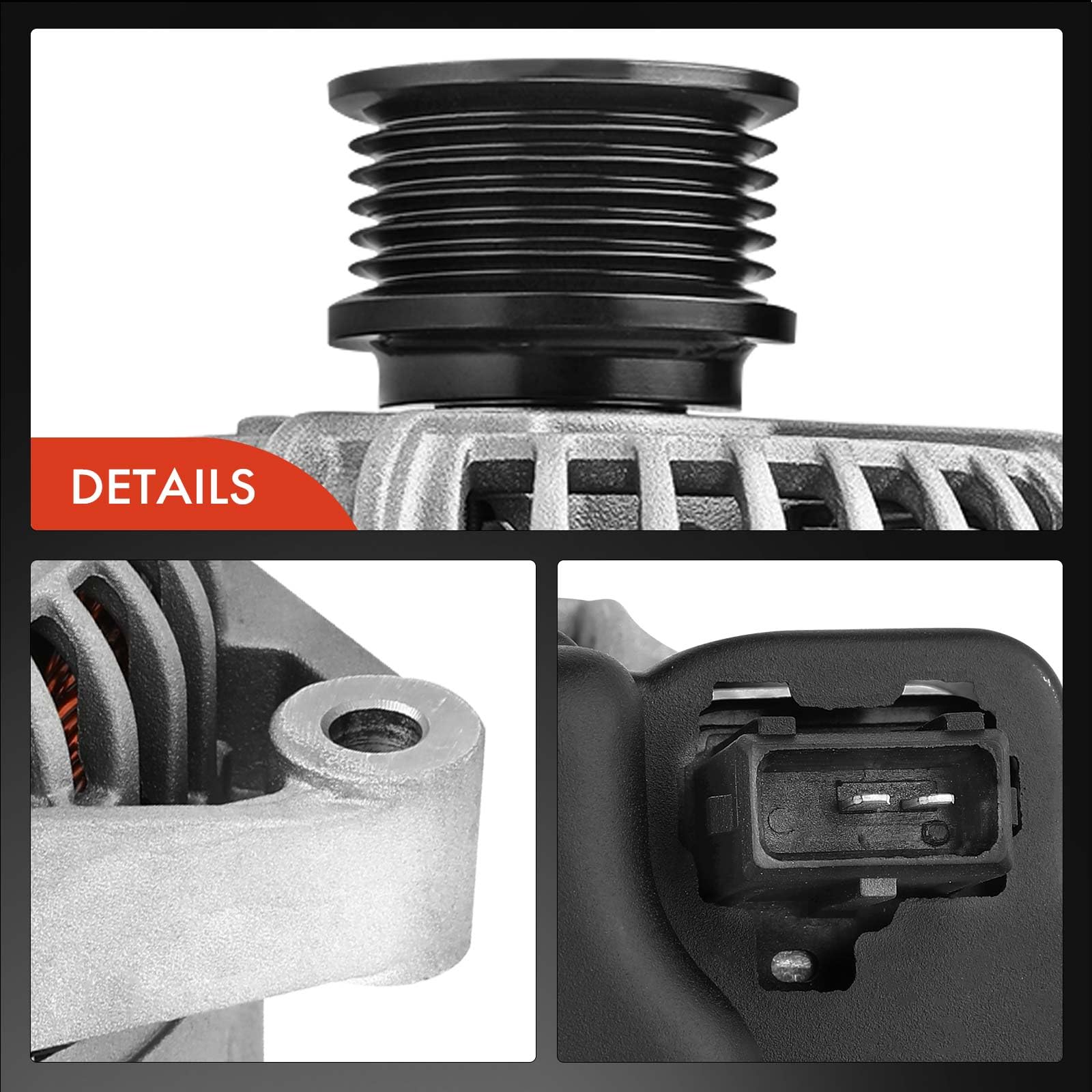 Frankberg generador alternador | Compatible con: Serie 3 E46, Serie 3 Compact E36, Serie 3 Coupé E46, Serie 3 Touring E36, Serie 3 Convertible E46