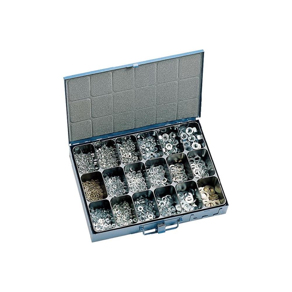 1,800 teiliges Auto-assortimento in acciaio latta valigetta