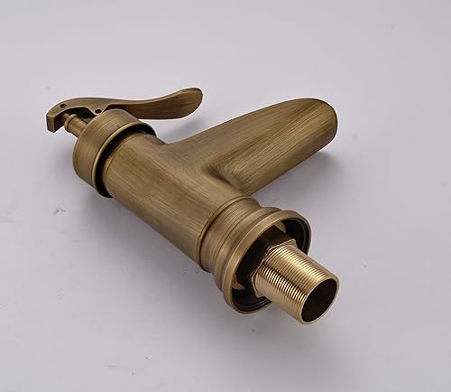 Miniatura 6 de Wovier, llaves para ducha con cascada, grifería de bronce aceitado, llaves para lavabo.