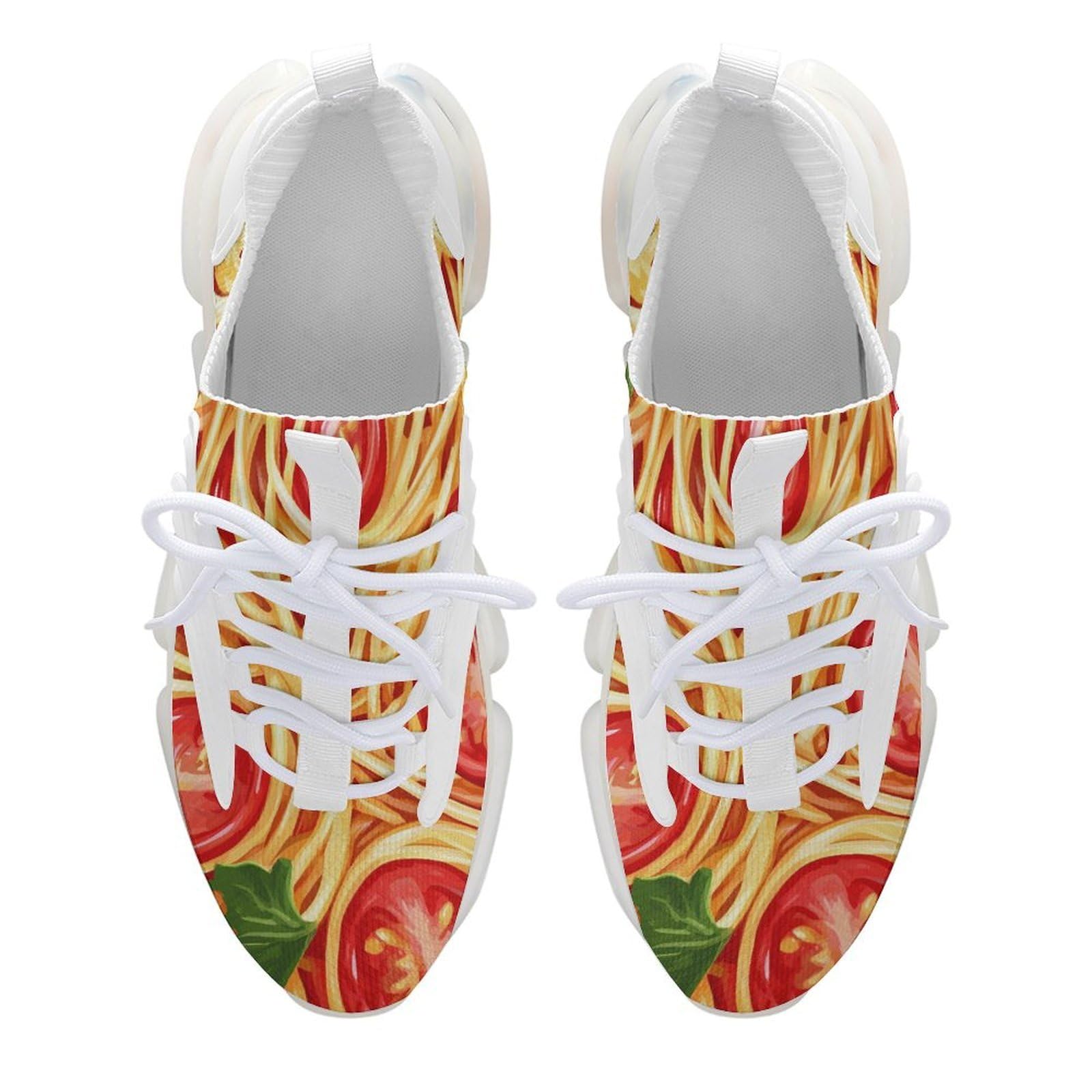 Spaghetti Pasta Noodles T-omato Salsa Uomini Scarpe Da Corsa Atletica Scarpe Da Ginnastica Walking Sneakers