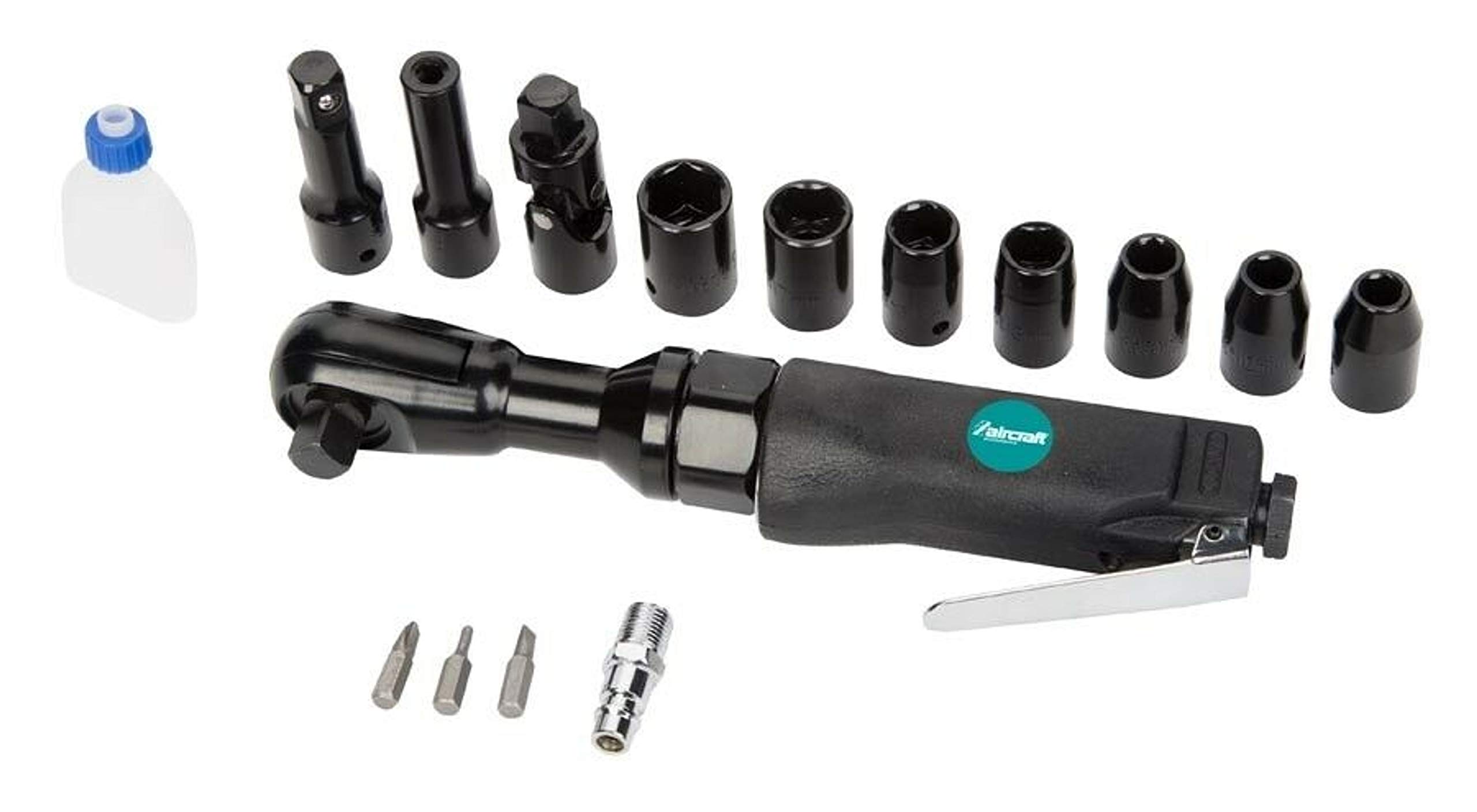 Clé à cliquet 1/2" Airkraft LR S compacte pour douilles