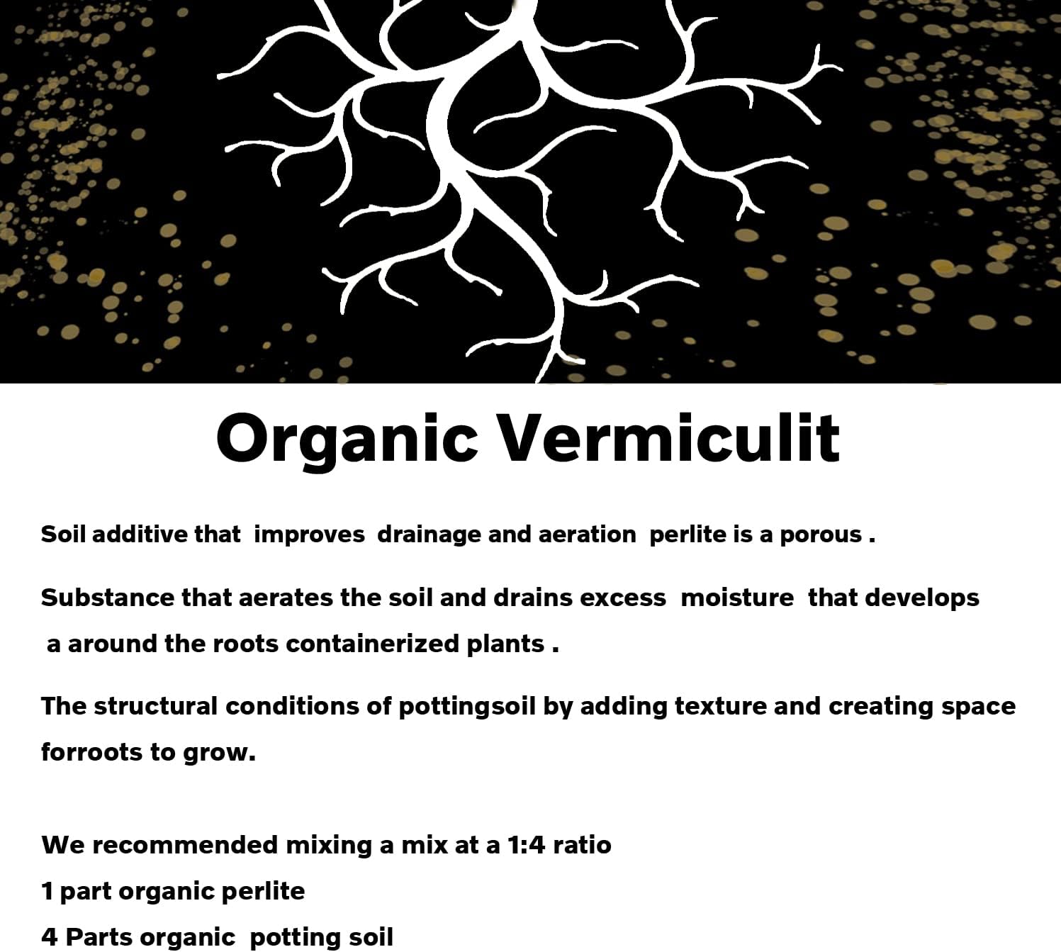 30 QT Professional Grade Horticultural Organic Vermiculite (30 QT, Vermiculite)