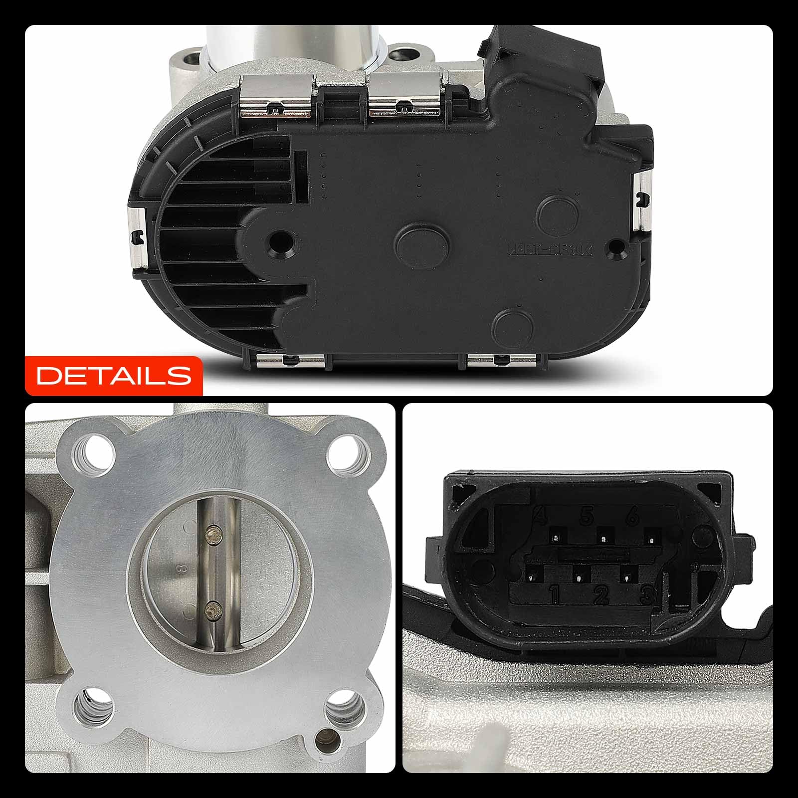 Frankberg Drosselklappenstutzen Kompatibel mit Cabrio 450 0.6L 0.7L 2000-2004 City-Coupe 450 0.6L 0.7L 1998-2004 Crossblade 450 0.6L 2002-2003 Fortwo Cabrio 450 Replace# A0003094V004