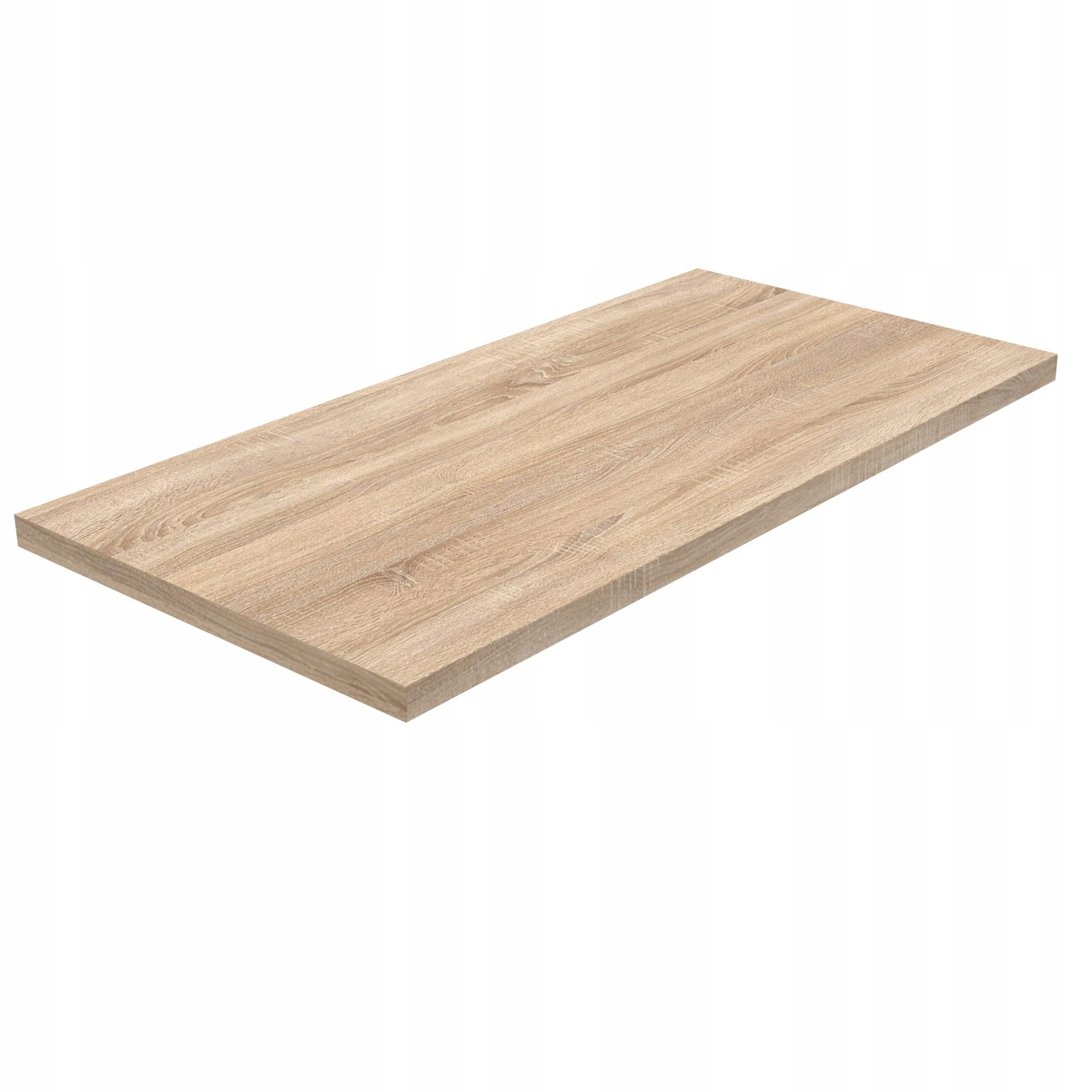 Robuste Küchenarbeitsplatte 120 cm - 3,8 cm dick - mit abgerundeter Vorderkante - ideal für Küche, Werkstatt, Büro oder als Tischplatte - Laminierte Arbeitsplatte Sonoma Eiche 3025