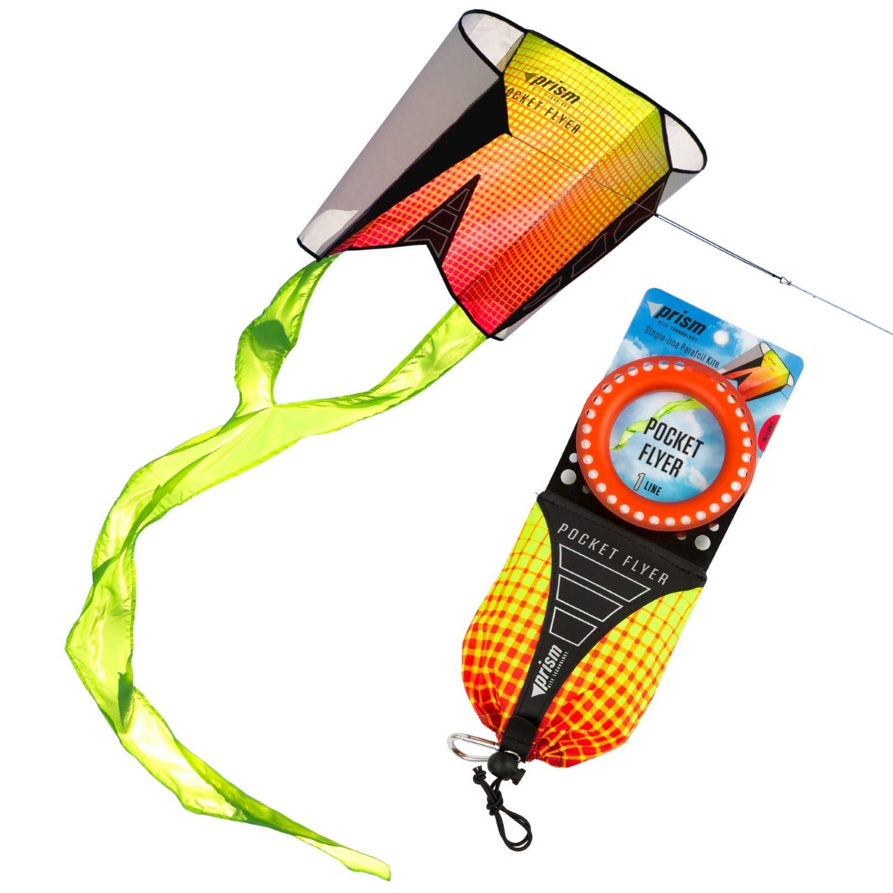 Pocket Flyer Single Line Kite Inferno - Ready for Flight Wherever Adventure Takes You