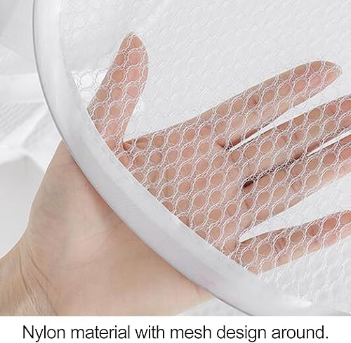 Miniatura 9 de Cesta de lavandería grande, con asas, cesta ligera plegable, bolsa de lavandería plegable, almacenamiento de ropa duradero, cesta de ropa alta