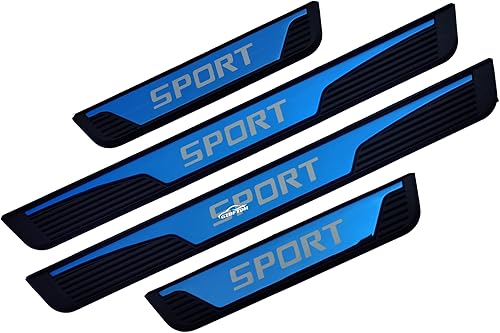 Miniatura 4 de GZBFTDH Protector de rasguños para umbral de puerta de automóvil, para Chevy Blazer Trax Bolt EVEUV, accesorios de automóvil, cubierta de acero para