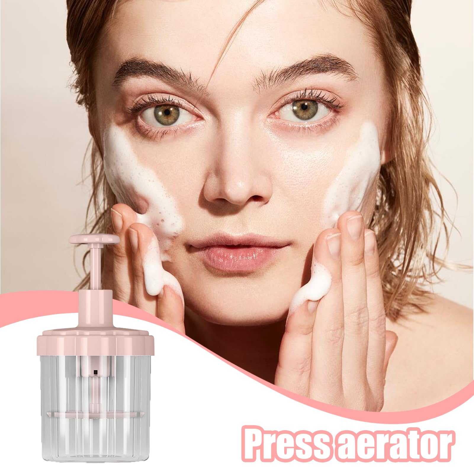 Shampoo Foamer – Bolla per il lavaggio del viso, strumento per la cura degli attrezzi in schiuma delicata per donne, adolescenti, detergente per la coppa in schiuma morbida, per mamme, papà, ragazze