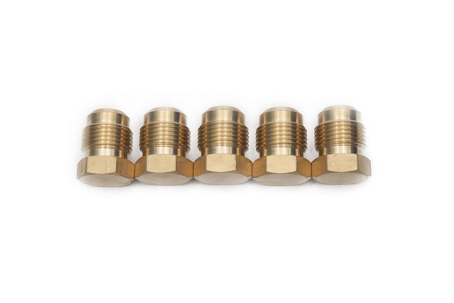 LTWFITTING Brass Flare 1/4" OD X 1/8" Male NPT 90 Degree - View #10