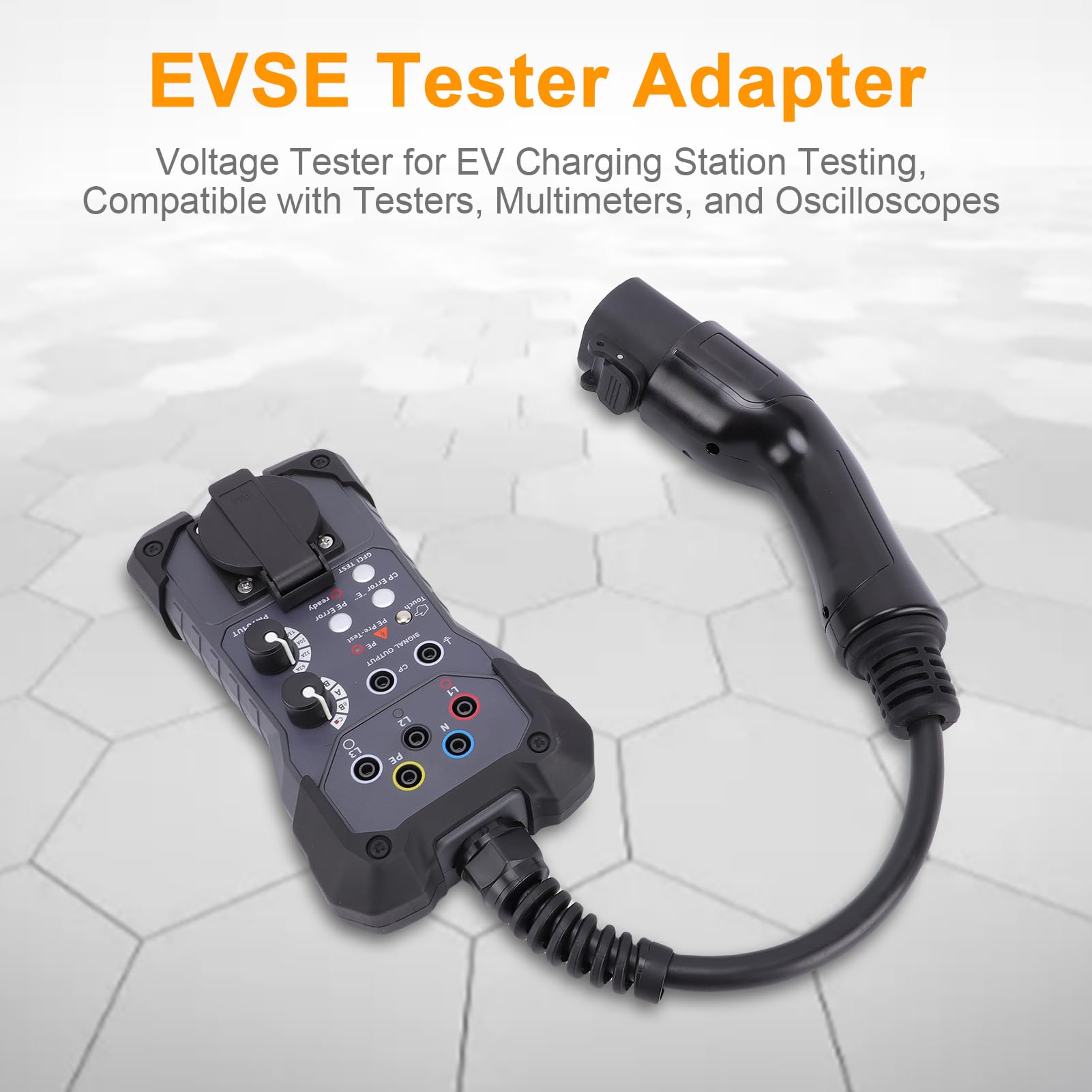 Tester EVSE Tester napięcia adaptera Tester ładowarki pojazdu elektrycznego do testowania stacji ładowania