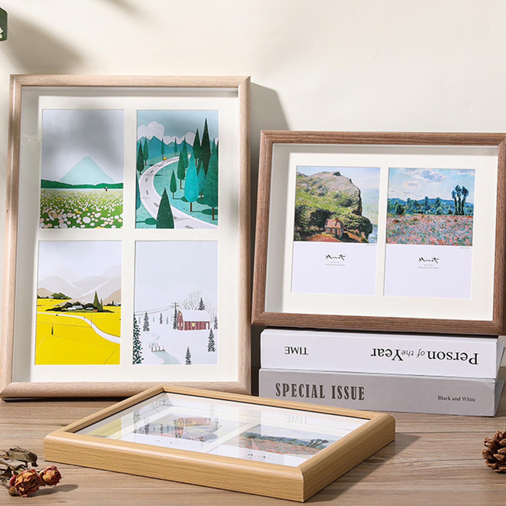 Amazon.co.jp: [LSDZW] フォトフレーム 写真立て 置き 壁掛け両用 L判