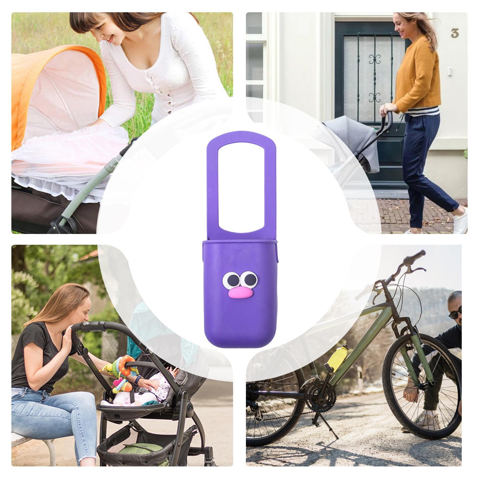 Uchwyt na kubek wózka, przystawka Nierozlewający, antypoślizgowy, mobilny, | Silikonowy Do Napojów Dla Wózka Inwalidzkiego Plaży, Kempingu, Pikniku, Roweru, Hulajnogi I