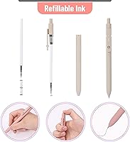 Vista 6 de Mr. Pen- Gel Highlighters and Pens, 8 Pack, Pastel Barrel, No Bleed Through, Bible Journaling Kit