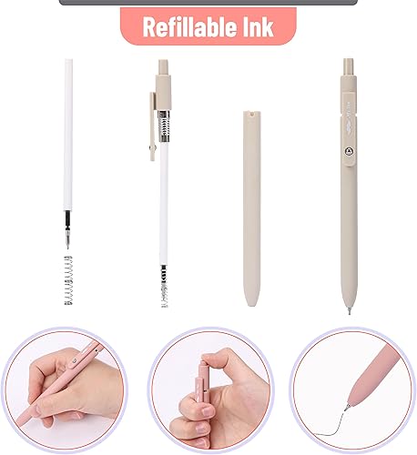 Miniatura 6 de Mr. Pen - Resaltadores y bolígrafos bíblicos, paquete de 8, barril pastel, resaltadores de gel, resaltadores de gel que no se traspasan,