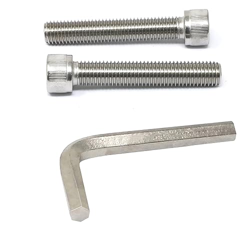 Miniatura 57 de iexcell 25 piezas M4 x 60/65/70/75/3.150 in paso de rosca 0.028 in acero inoxidable 304 cabeza hexagonal Tornillos Tornillos surtido Kit