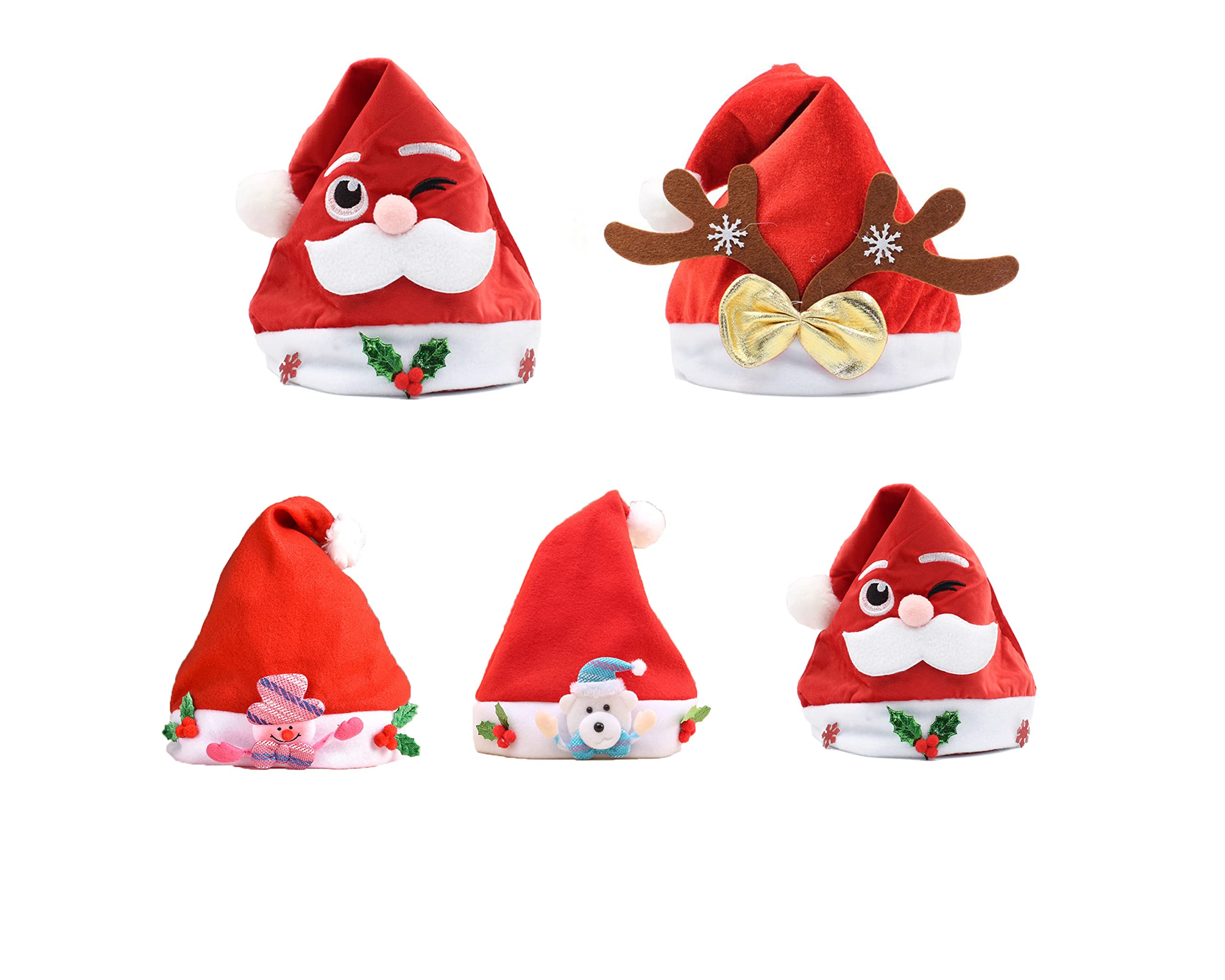 Amazon | クリスマス帽子 サンタ帽子 サンタクロース帽子