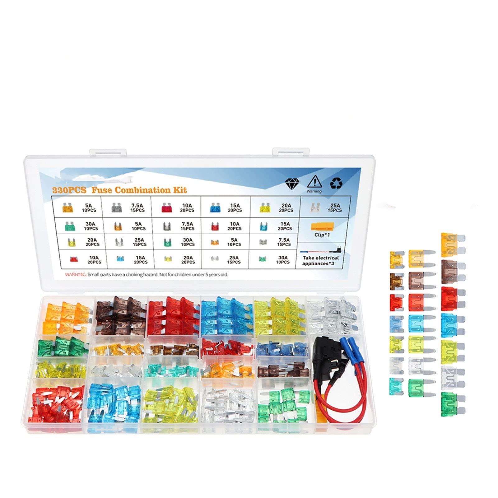 Fusible de hoja coche kit esencial para evitar averías eléctricas en ruta