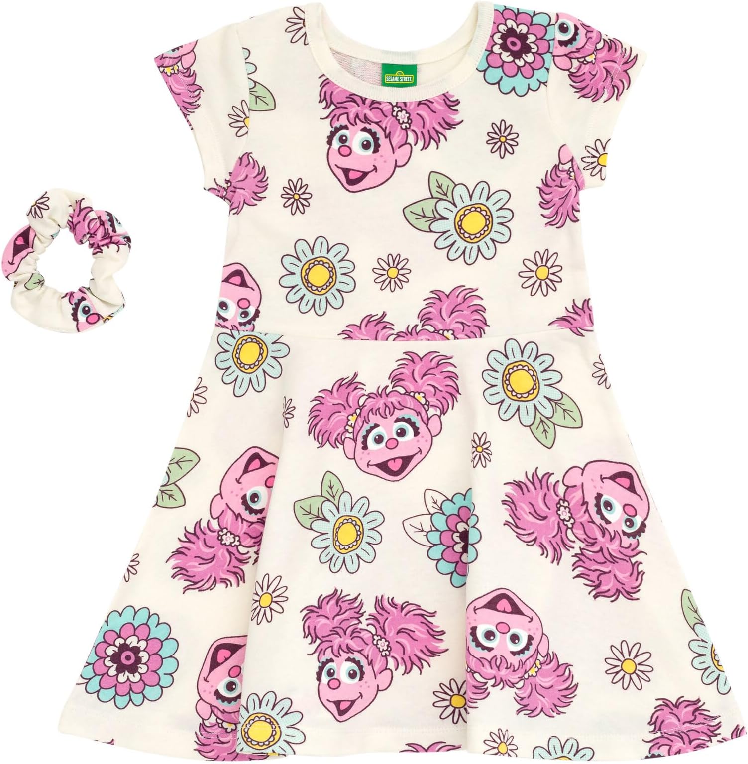 - Dress and Scrunchie Infant to Little Kid Sizes (12 Months - 7-8)