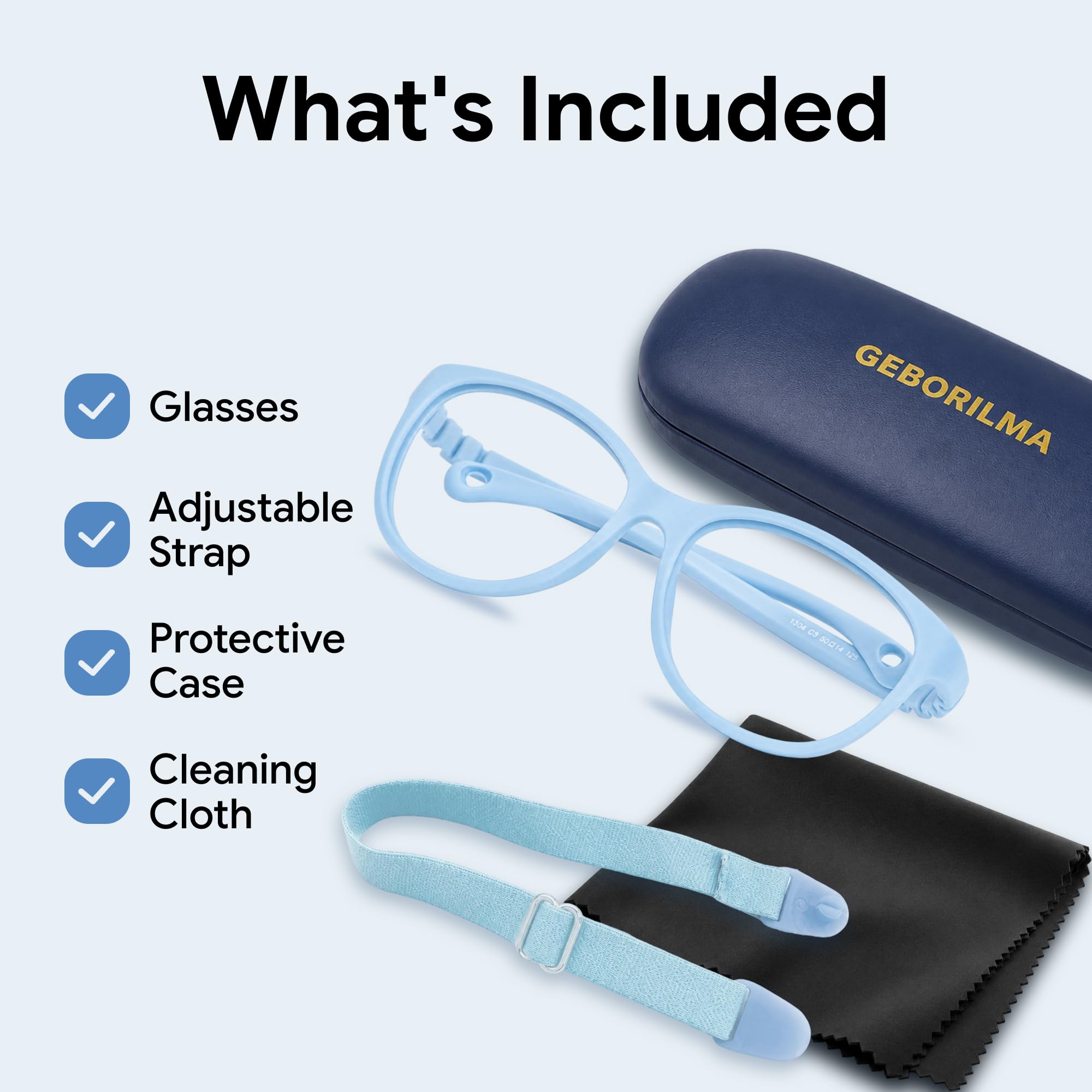 Marcos flexibles para gafas para niños, gafas graduadas para niños de 4 a 7 años