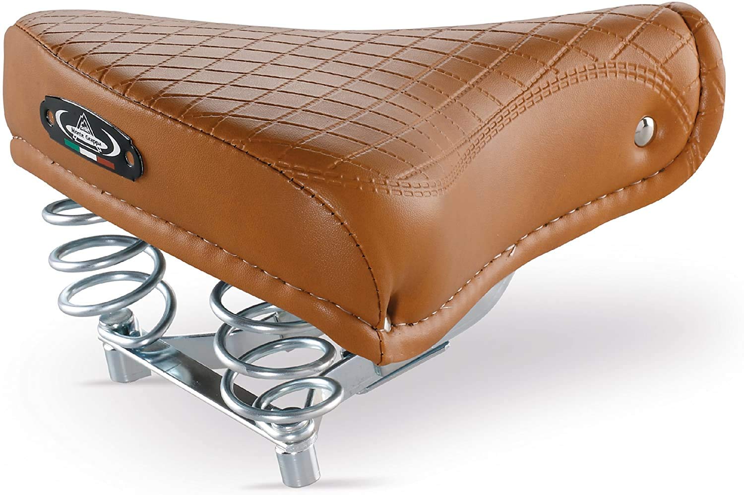 'Sillín Montegrappa "Export con muelles ideal para bicicleta Graziella – Epoca – R – Batuta – Marrón