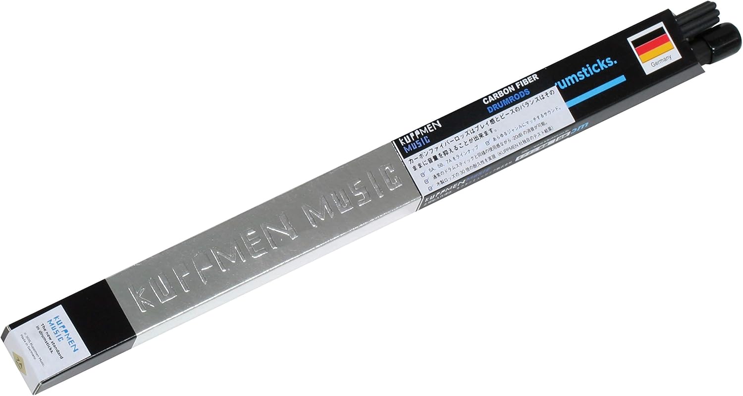 Kuppmen CFDR7A Carbon Fiber 7A Drum Rods l Manufactured in The Netherlands l Professional Quality