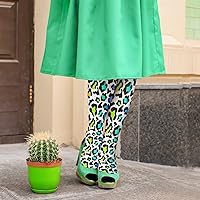 Vista 5 de devor Womens Boot Socks Casual for Women's Sock Trouser Socks Fashion Rainbows leopard Socks