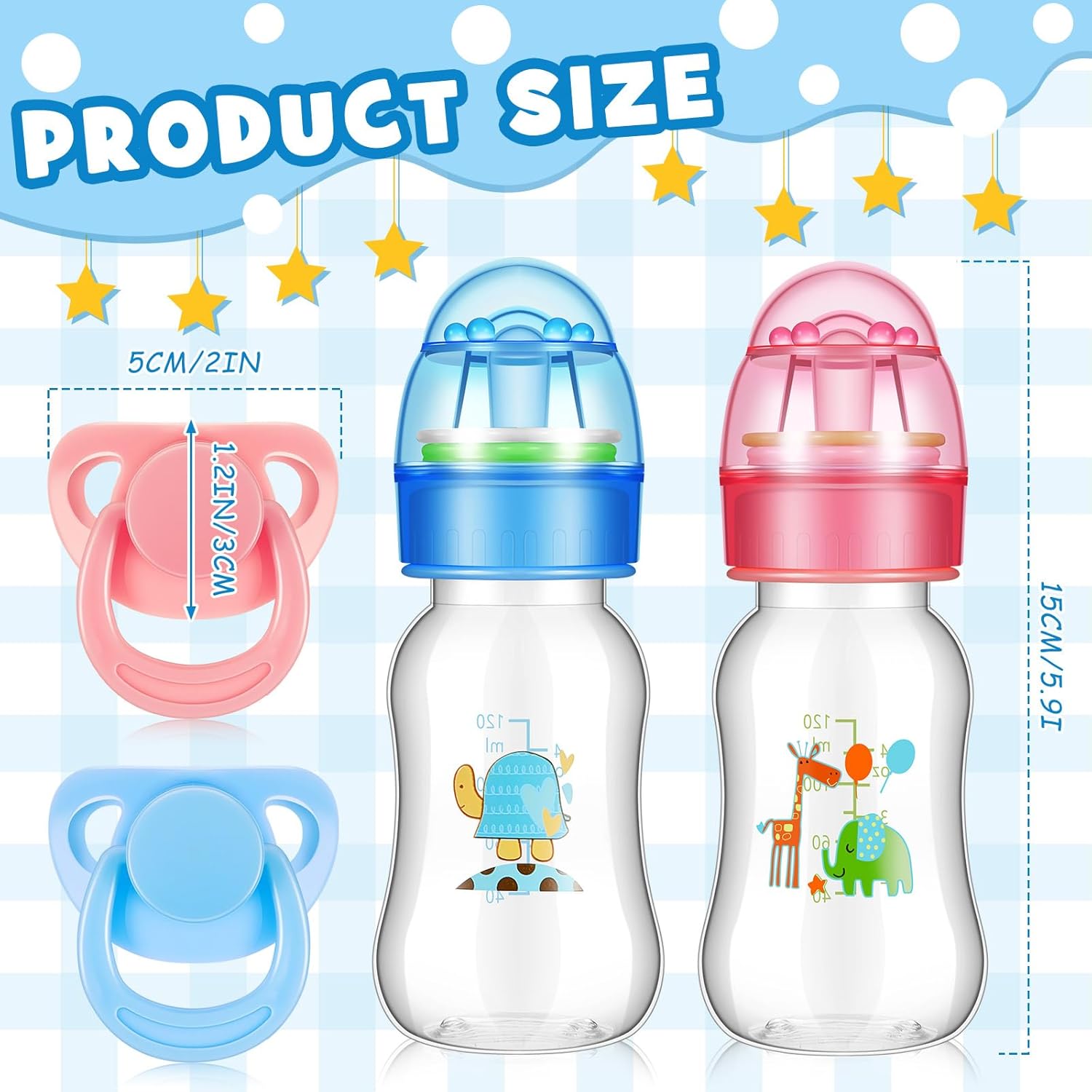 Jexine accesorios para muñecas Reborn de bebé, incluye - Main Image