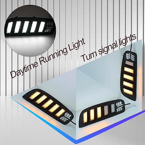 Miniatura 2 de Luces antiniebla LED para parachoques delantero compatibles con Mazda CX-50 2023-2024 DRL Accesorios para lámparas de señal de giro