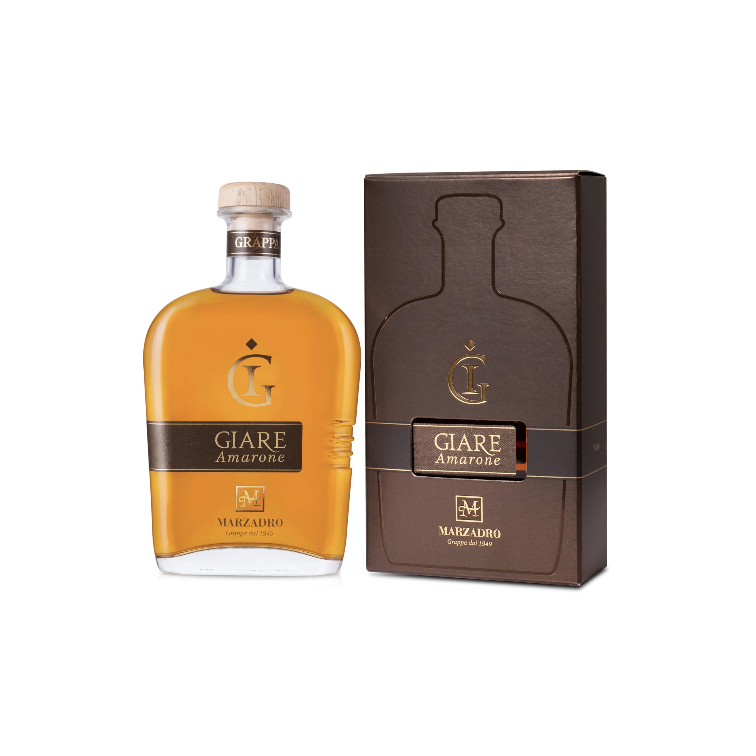 Marzadro Grappa Giare Amarone Marzadro 0,7 ℓ in edler Geschenkverpackung