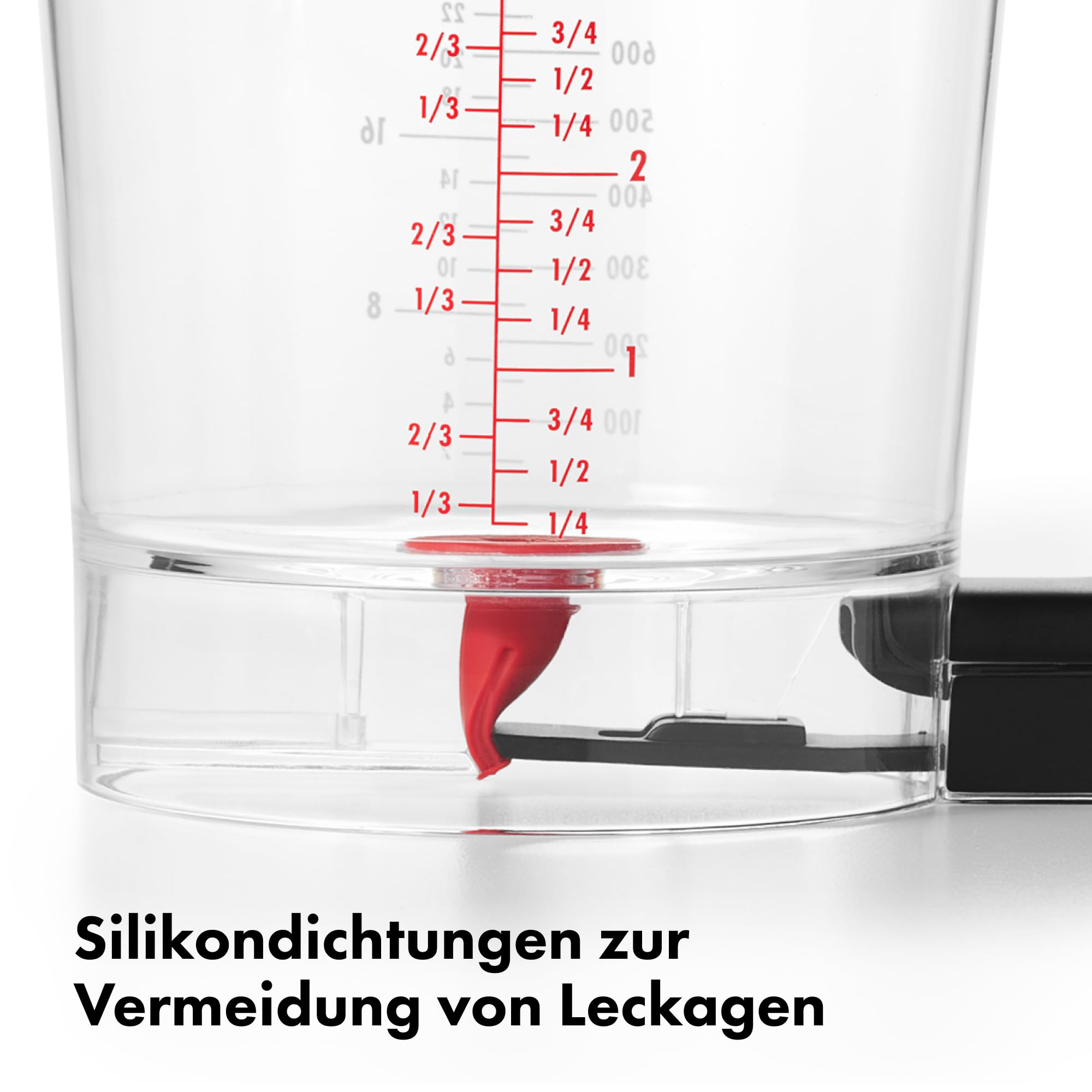 OXO Good Grips Fett-Trennkanne für Bratensaft 1 L, Kunststoff, Transparent | ür Bratensaft und mehr
