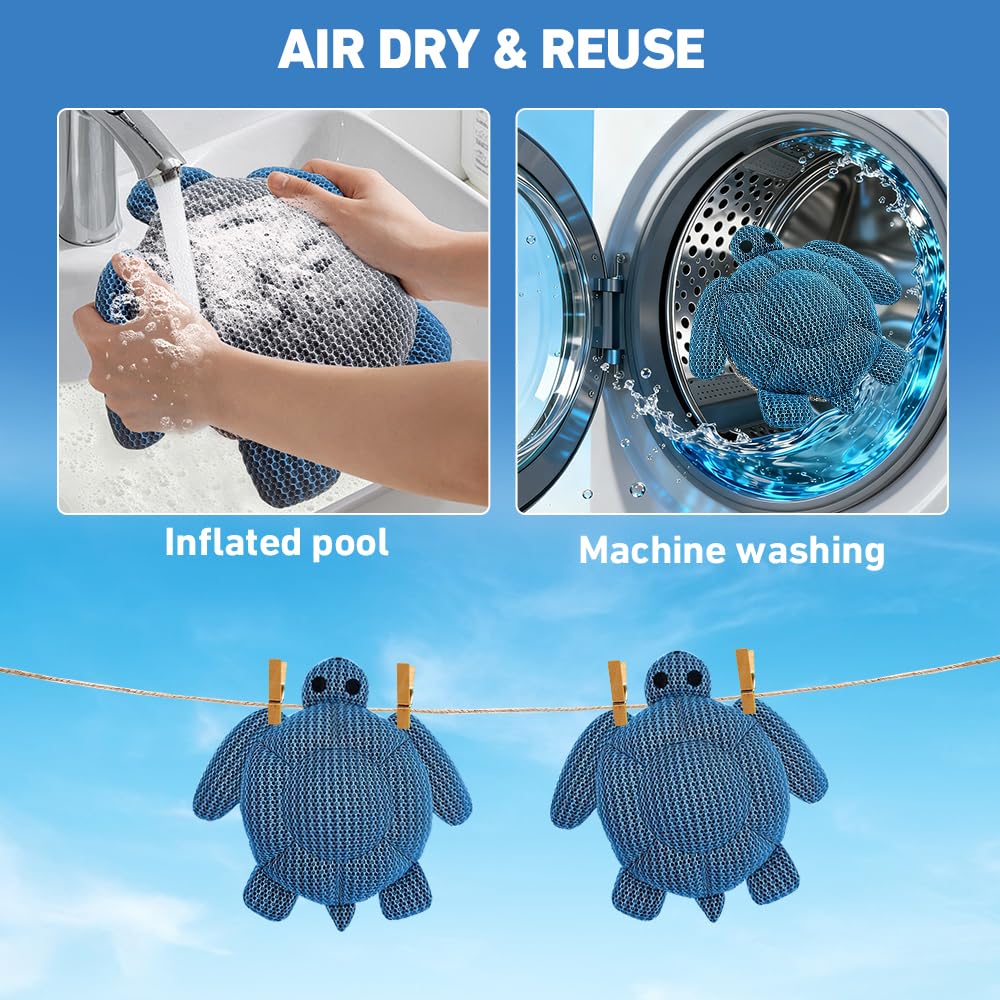 Absorbeurs de Piscine Réutilisables, 2 Pièce Absorbeur d'écume Spa, Réutilisable éponge Flottante Spa Anti Ecume, Éponge Absorbant l'huile, Nettoyant en Mousse pourSpa, Piscine
