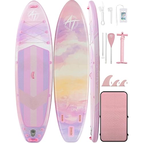 11'6"x35" Inflatable Paddle Board, 450lbs Extra Wide Stand Up Paddleboard for Adults with Premium SUP Accessories Kit & Backpack, Blow Up Kayak Non-Slip Stable Deck Boat for Yoga Fishing Surf