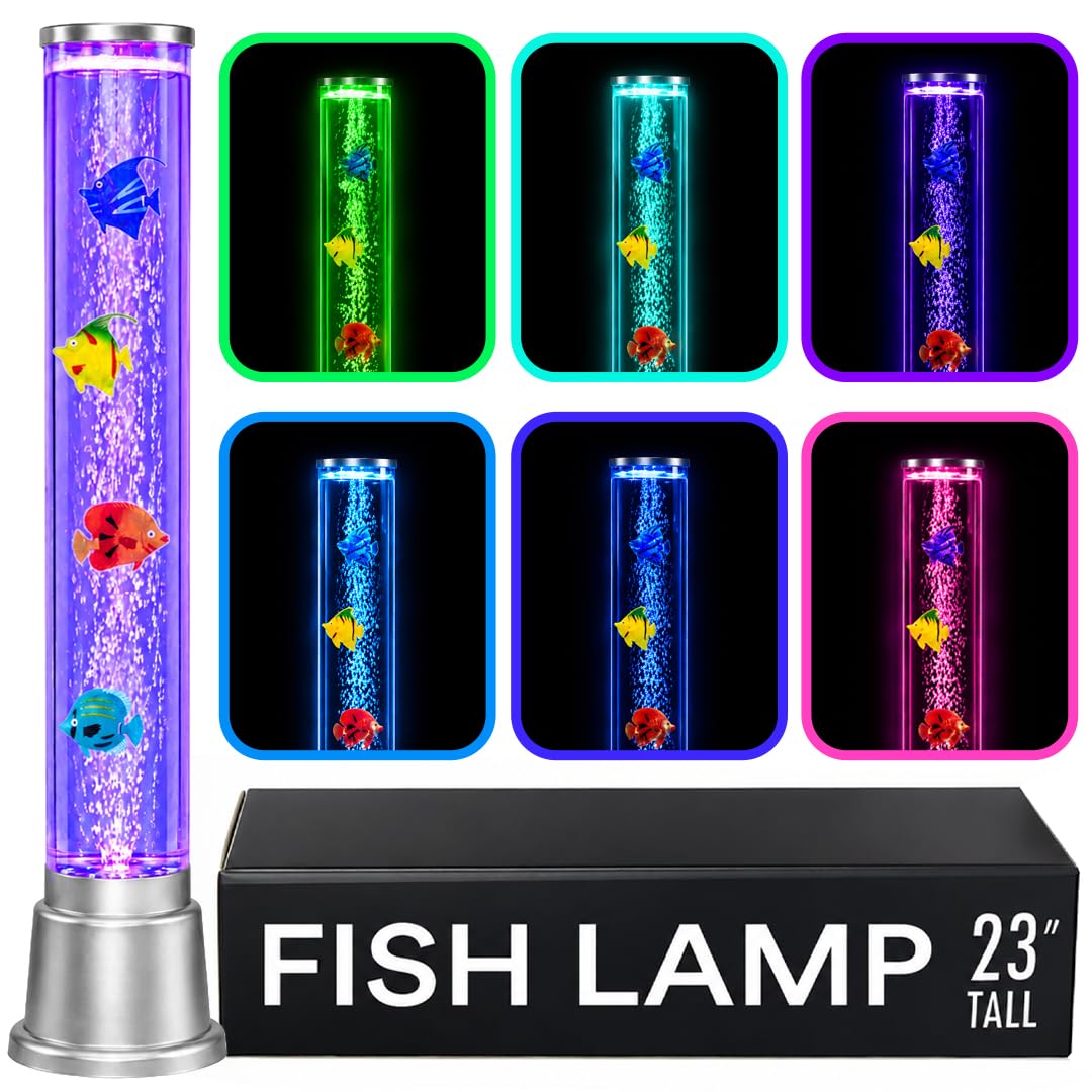 Shop LC 1.9ft Bubble Tube Fish Lamp