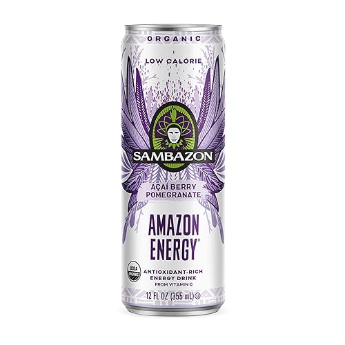 Sambazon Granada Tienda Energy baja en calorías baya de acai baja en calorías 12 onzas líquidas disponible en Yaxa Colombia