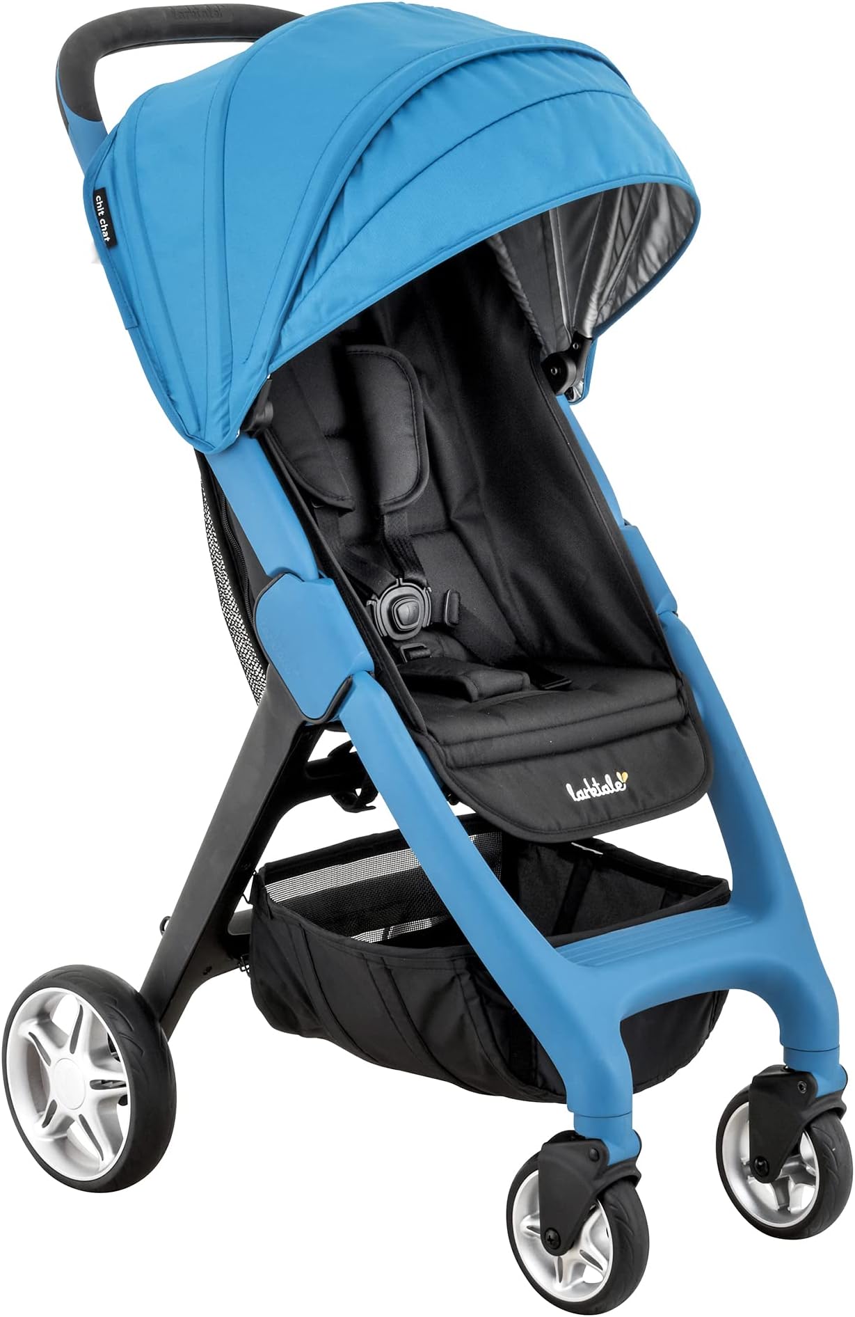 Chit Chat Stroller | Lightweight & Compact for Babies & Toddlers 6 Months & Up | Best Travel Stroller | One-Handed Steering & Easy Fold, Freshwater Blue