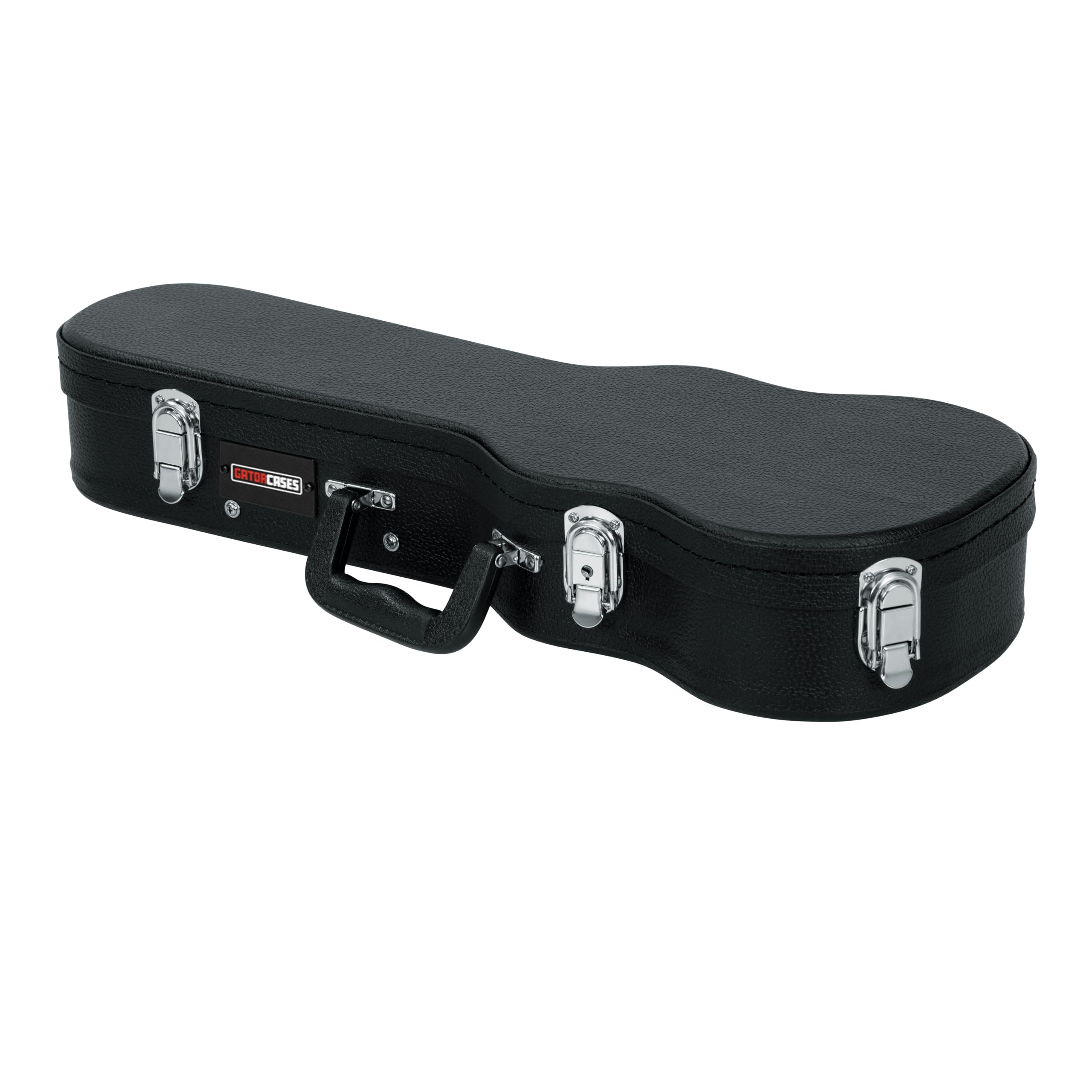 Gator Cases Traditional - Custodia folk rigida in legno per ukulele soprano, GWE-UKE-SOP